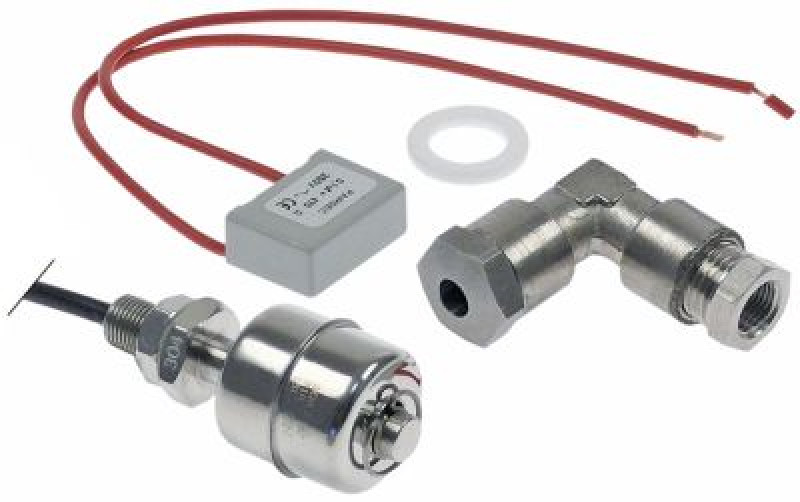 Выключатель поплавковый резьба 1/8" 1NC ø 26мм 230В длина провода 600мм Д 26мм ø монтажный 10мм