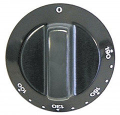 Рукоятка регулировочная термостат темп. макс. 190°C ø 60мм ø ось 6x4,6мм срез справа