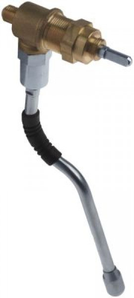 Кран для пара труба ø  10мм вход 1/4" с трубкой