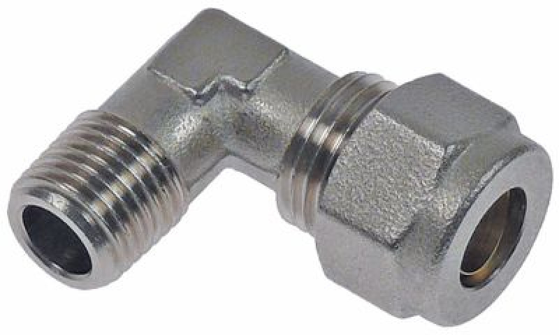 Соединитель шланговый CNS углов. резьба 1/4" ø шланга 10мм кол-во в уп-вке 1штук