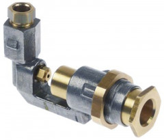 Держатель жиклёра труба ø  8мм Д 72мм с Вентури резьбовое соединение труб M12x1 тип дюзы 107