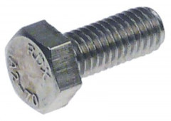 Винт шестигранный DIN 933 / ISO 4017 резьба M5 CNS ширина зева ключа 8 Д резьбы 12мм
