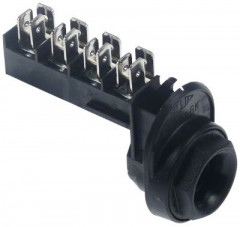 Клемма питания присоединение плоский штекер 6,3 мм/ винтовое присоединение