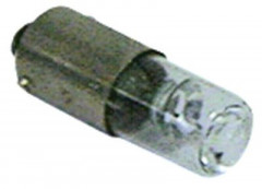 Лампа неоновая цоколь Ba9s 380В 2Вт Д 28мм ø 10мм светл.