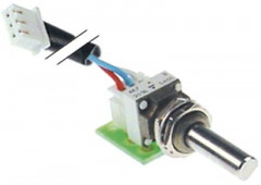 Потенциометр 47kOhm угол поворота 310° ø ось 6x4,6мм длина оси 20мм длина провода 650мм