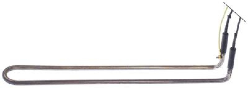 Элемент нагревательный  55Вт 220В Д 410мм оттаивание труба ø  85мм длина провода 1600мм