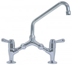 Кран-смеситель двухчастный GEV GASTROTOP CLASSIC арматура два отверстия верхняя керамическая часть