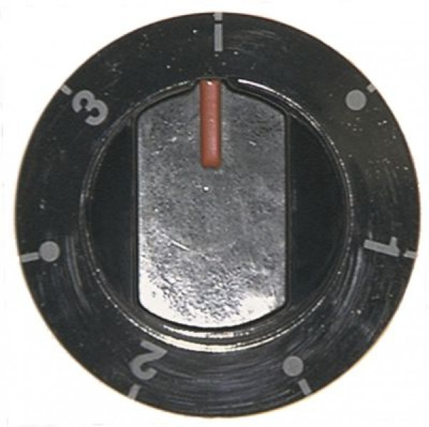 Рукоятка регулировочная переключатель 7ми-шагов. ø 64мм ø ось 6x4,6мм срез снизу подходит для MALAG