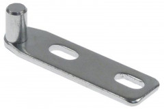 Опора шарнирная Д 55мм Ш 15мм В 14мм шаг крепления 26мм монтаж. поз-ция сверху