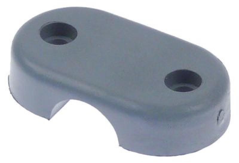 Держатель резьбовой В 8мм Д 35мм Ш 20мм ø отверстия 35мм шаг крепления 22мм для ø трубы 12