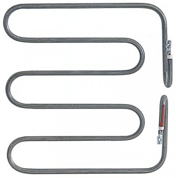 Элемент нагревательный  850Вт 240В Д 200мм Ш1 70мм Ш2 75мм присоединение M4 труба ø  63мм В 26мм