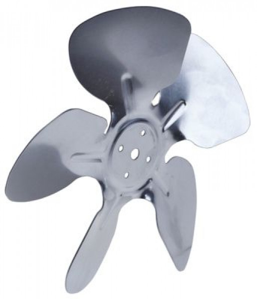 Крыльчатка вентилятора алюминий  ø 172мм Ш 35мм крепление для крыльчатки 254мм нагнетанием