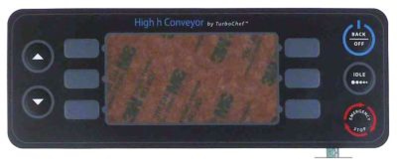 Клавиатура мембранная Д 203мм Ш 74мм кнопки 11 для печки