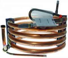 Конденсатор  водоохлаждаем.