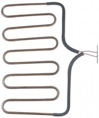 Элемент нагревательный 1000Вт 230В Д 185мм Ш1 115мм Ш2 80мм труба ø 69мм длина провода 690мм