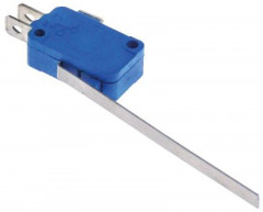 Микровключатель приводится в действие при помощи рычага 250В 16А