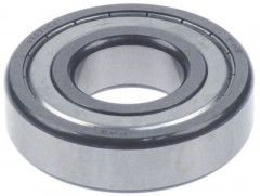 Подшипник шариковый с глубоким жёлобом тип 6307-2Z ø вала 35мм внеш. ø 80мм Ш 21мм с защитной шайбой