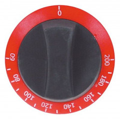 Рукоятка регулировочная термостат темп. макс. 200°C ø 76мм ø ось 6x4,6мм срез сверху