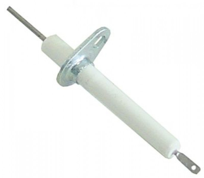 Электрод зажигания с фланцем присоединение плоский штекер 6,3 мм