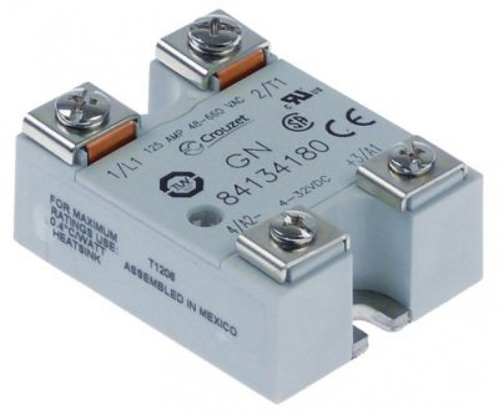 Прибор силовой полупроводниковый фазы 1 125А 48-660В 4-32VDC тип 84134180 Д 57мм Ш 44мм CROUZET