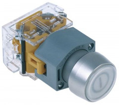 Выключатель кнопочный 230В светл. 2NO присоединение винтовое соединение