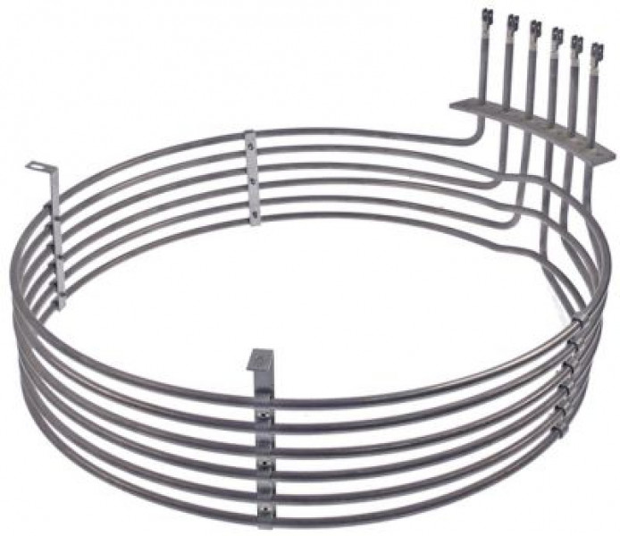 Элемент нагревательный 9000Вт 240В Д 422мм Ш1 148мм В1 50мм В2 87мм присоединение F6,3