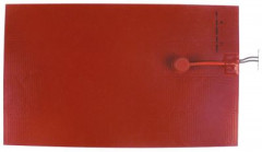 Пластина нагревательная 1000Вт 230В Д 400мм силикон длина провода 2000мм Ш 240мм