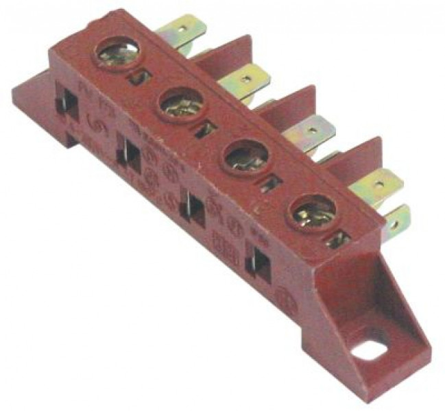 Клемма питания присоединение ø6 мм² / F6,3 4-полярн. терм.стой-сть 150°C макс. 400В макс. 40А