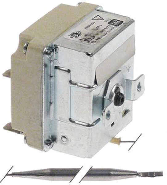 Термостат защитный темп. выкл. 140°C 16А ø датчик 6мм Д датчик 112мм