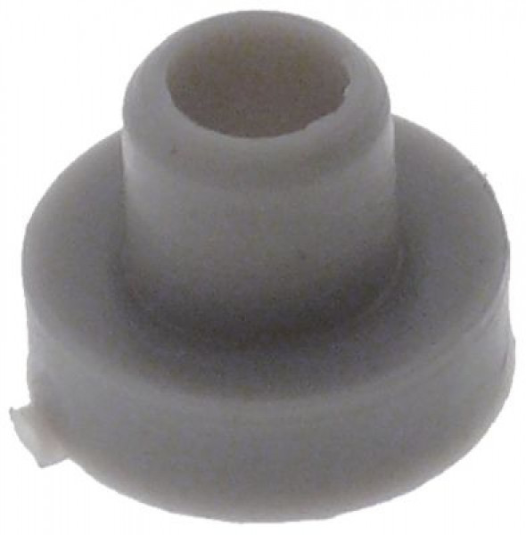 Втулка В 18мм монтаж. поз-ция снизу ø 12мм внутр.ø 6мм сер. для дверной петли