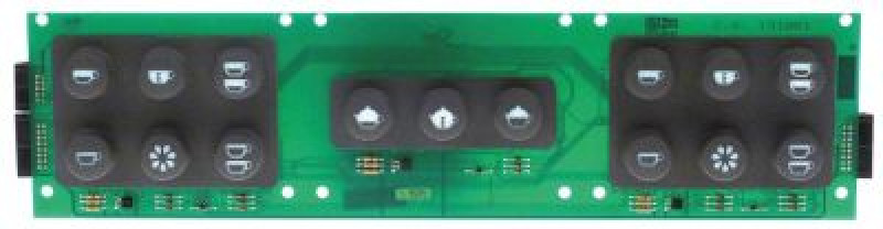 Плата печатная регулируемая Д 360мм Ш 90мм с кнопками кнопки 15