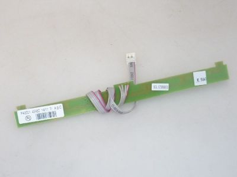 RIGA ROSSA+LEDS+CABL.X PFE DGC dimensioni 160x12 mm