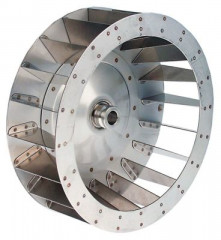 Крыльчатка вентилятора В1 100мм В2 45мм Д1 ø 300мм Д2 ø 195мм Д3 ø 23мм лопатки 20