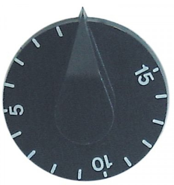 Рукоятка регулировочная время 15 мин ø 44мм подходит для FABA чёрн.