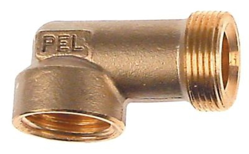 Колено  вход для газа M16x1,5 внутр. резьба выход для газа M16x1,5 (труба-ø 10/8 мм)