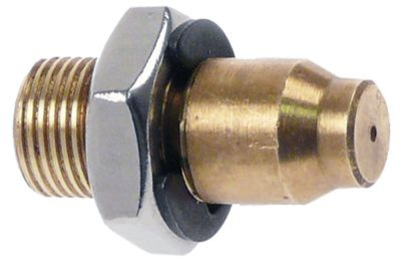 Жиклёр газовый резьба M12x1 ширина зева ключа 19 ø отверстия 11мм для двойной горелки природный газ