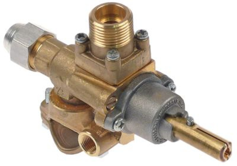 Кран газовый тип A62UV вход для газа фланец трубы ø27 мм