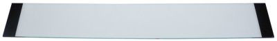 Пластина стеклянная Д 660мм Ш 105мм толщина материала  5мм