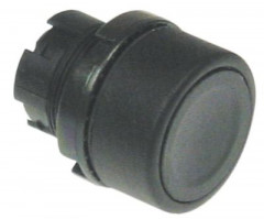 Выключатель нажимной кнопочный чёрн. монтажные размеры ø22 мм