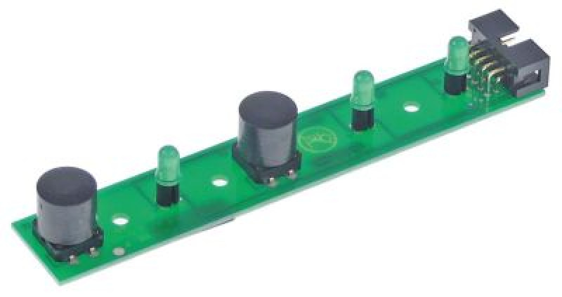 Плата печатная клавиатурная Д 126мм Ш 22мм кнопки 3 посудомоечная машина