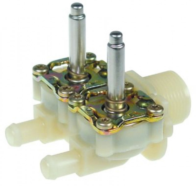 Корпус электромагнитного клапана двойн. прямой 230В пластмасса темп. макс. 90°C вход 3/4" MÜLLER