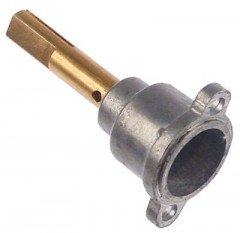 Передняя часть газового крана ø ось 7x8мм длина оси 34/15мм уплощение оси сверху/снизу