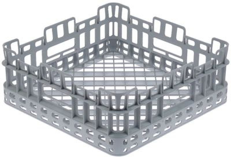 Кассета для мытья посуды Д 400мм Ш 400мм В 150мм тип сетки крупные отверстия пластмасса