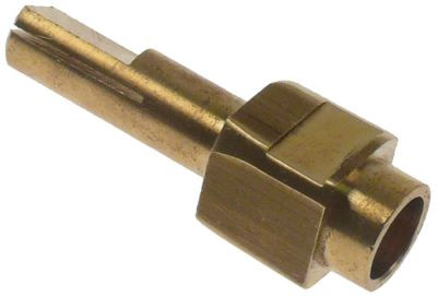 Вал газового крана ø ось 8x6,5мм длина оси 24/12мм для газ. термостата EUROSITмм