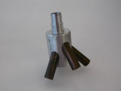 ASSIEME CORPO SCARICO GENERALE corpo ø 35x48 mm - portagomma uscita ø 14 mm