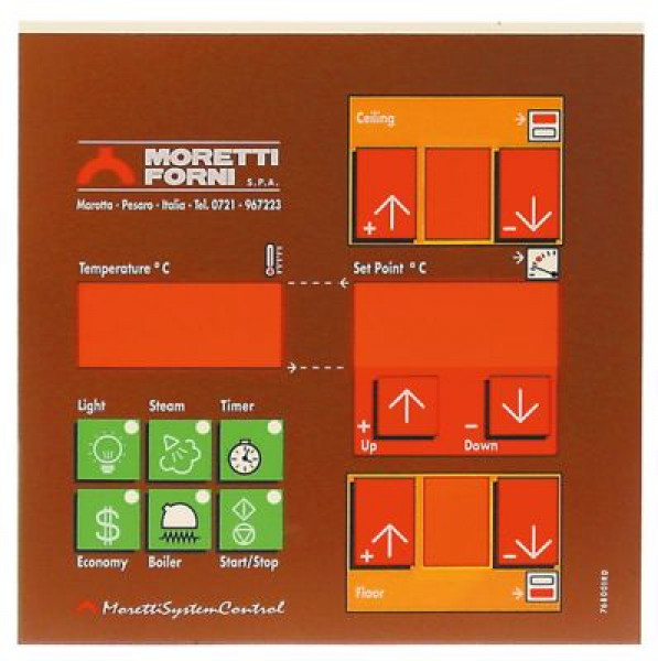 Клавиатура плёночная коричнев.