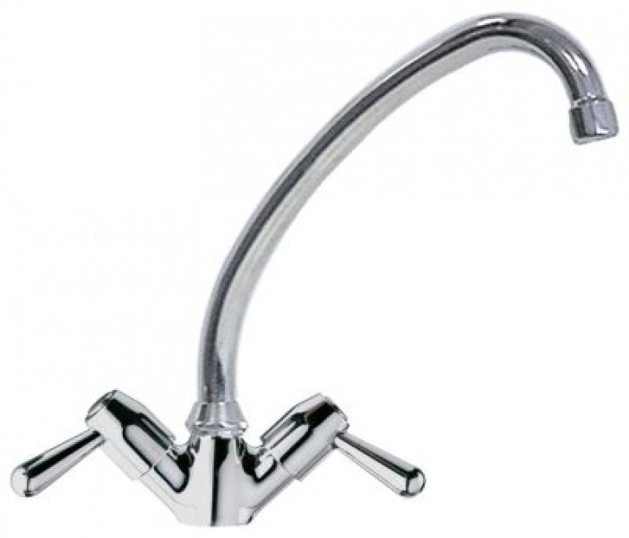 Кран-смеситель моноблочный GEV GASTROTOP CLASSIC арматура одно отверстие верхняя керамическая часть