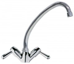 Кран-смеситель моноблочный GEV GASTROTOP CLASSIC арматура одно отверстие верхняя керамическая часть