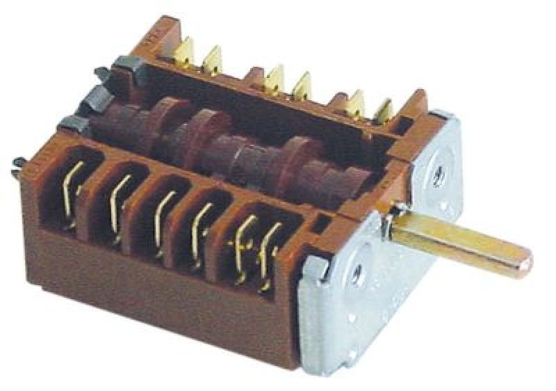 Выключатель кулачковый последовательность включения 0-1-2-3 ø ось 6x4,6мм