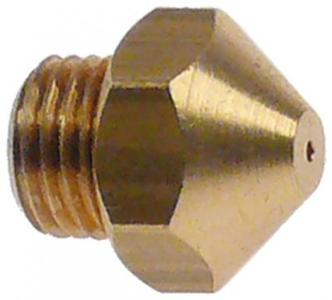 Жиклёр газовый резьба M9x1 ширина зева ключа 12 ø отверстия 95мм  конусообразн.